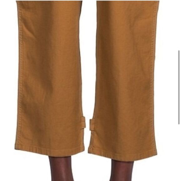 Current/Elliott Utilitarian Jumpsuit Short Sleeve Pants One Piece in Tan Sm NWT - Picture 4 of 8